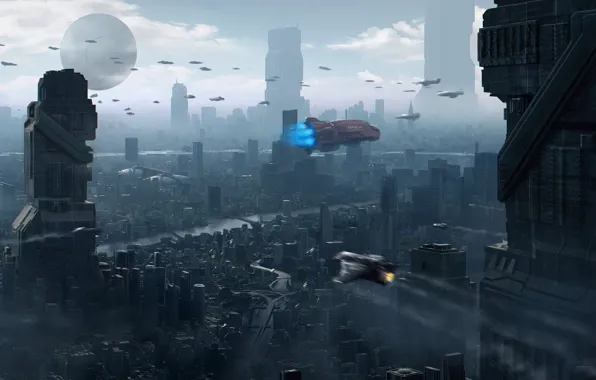 Будущее, Lucas Örström, Занятой город, Busy city