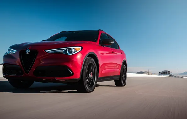 Alfa Romeo, 2018, кроссовер, Stelvio, Nero Edizione