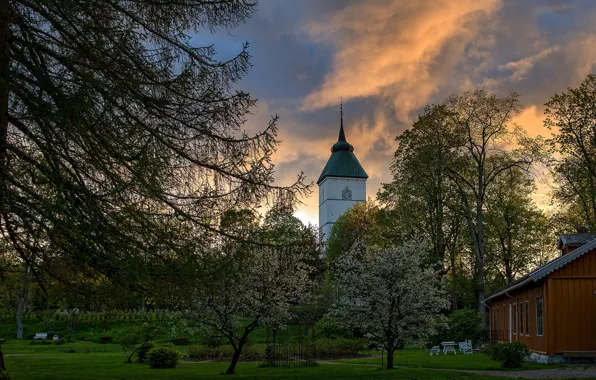 Весна, Норвегия, церковь, Værnes kirke