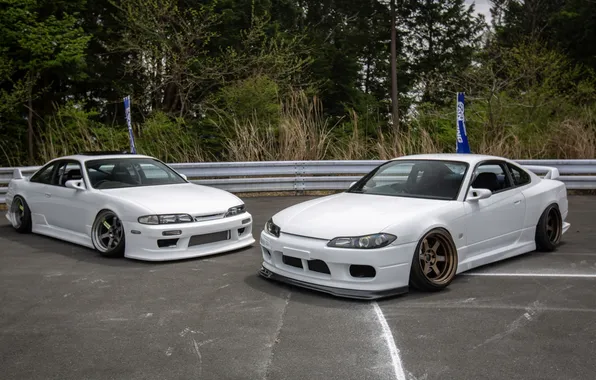 Картинка Nissan, silvia, s15, s14, stance, zenki