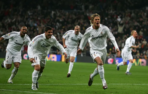 Carlos, Goal, David Beckham, Футбол, Legends, Zidane, Football, Дэвид Бекхэм