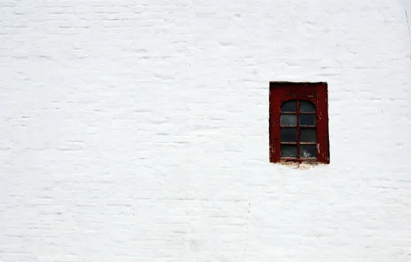 Картинка фон, обои, минимализм, окно, белая стена, минимум