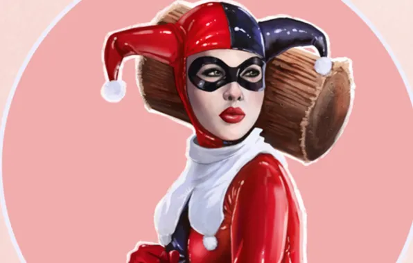 Girl, Art, Харли Квинн, DC Comics, Harley Quinn, Suicide Squad