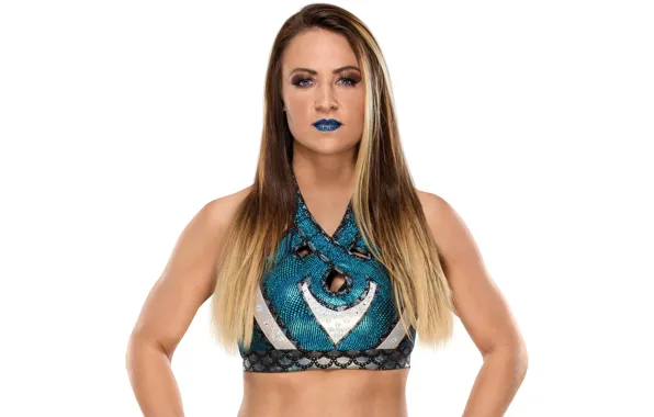 Поза, макияж, фигура, рестлер, WWE, Emma, Эмма, Raw