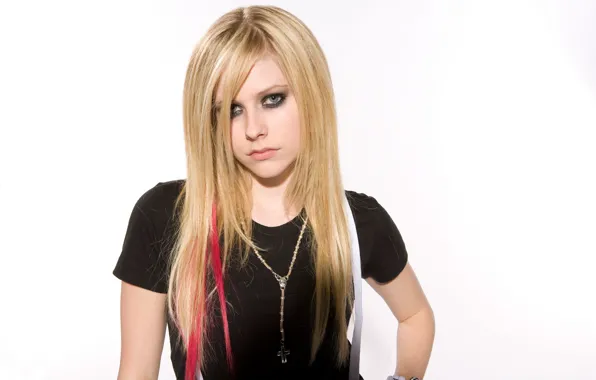 Девушка, певица, avril lavigne