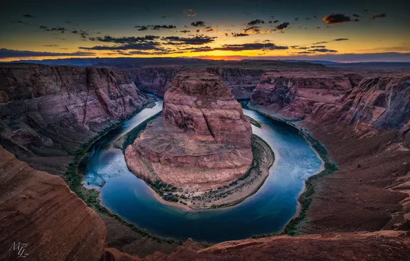 Природа, река, Колорадо, каньон, Аризона, США, Arizona, Гранд Каньон