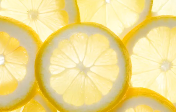 Лимон, еда, долька, цитрус