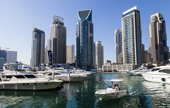 Dubai, United Arab Emirates, Wispy Marina
