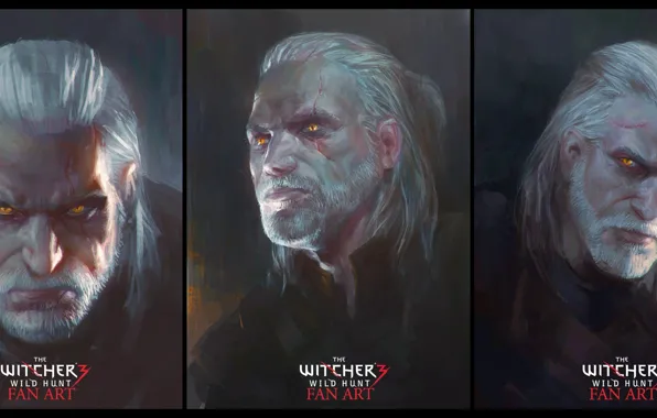 Картинка Дикая Охота, Арт, Ведьмак, CD Projekt RED, The Witcher 3: Wild Hunt