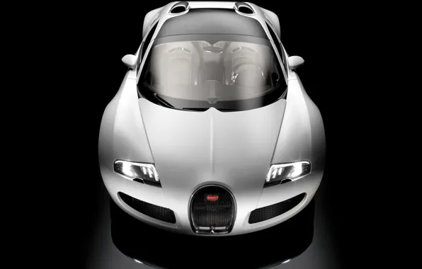 Картинка белый, черный, Bugatti