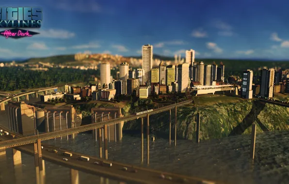 City, игра, скриншот, game, cities, skylines, screenshot