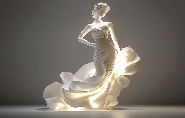 Картинка wallpaper, Girl, Dress, Sculpture, Product, Miscellaneous, Figurine