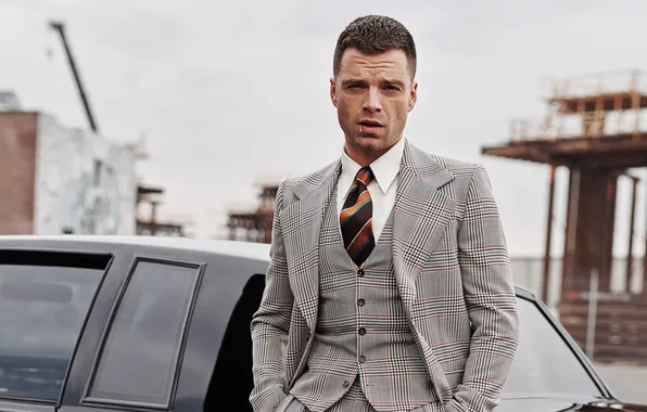 Авто, портрет, костюм, актёр, Sebastian Stan, Себастиан Стэн