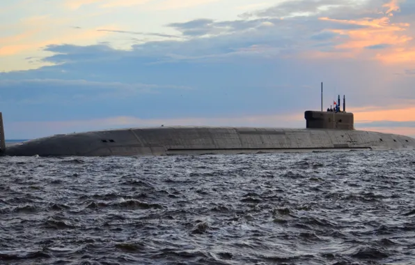 Субмарина, подводный, крейсер, Борей