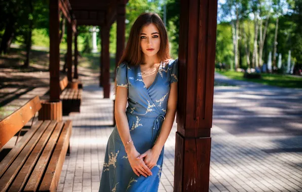 Девушка, милая, модель, Обои, шатенка, красивая, Браслет, Sexy