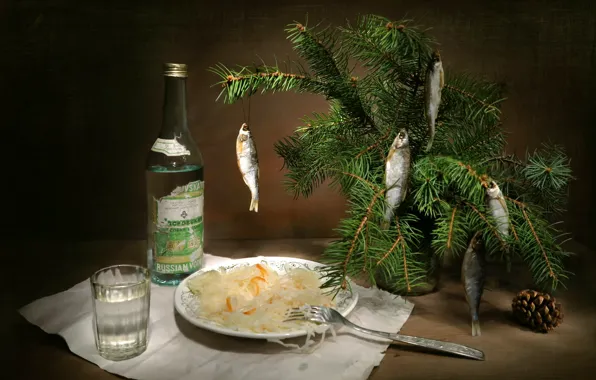 Новый год, водка, закуска, В ожидании праздника