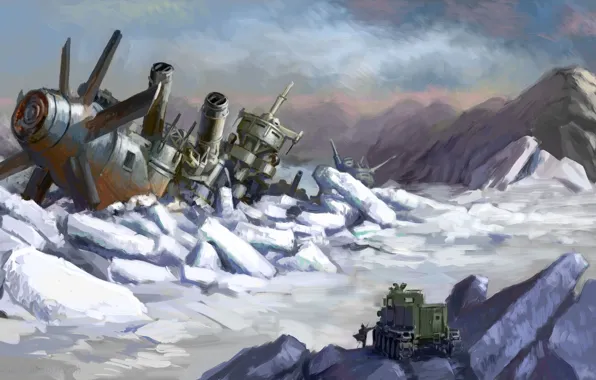 Снег, катастрофа, льды, Ice Ghosts