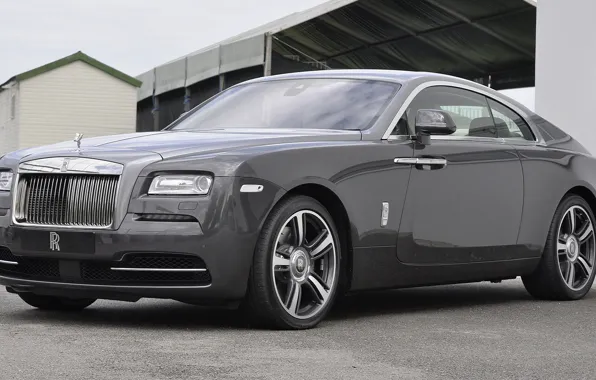 Картинка Rolls-Royce, gray, Wraith