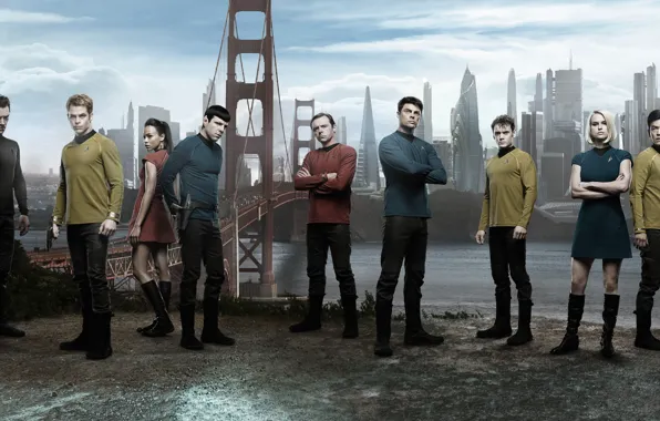 Обои Фантастика, Стартрек Возмездие, Star Trek Into Darkness На.