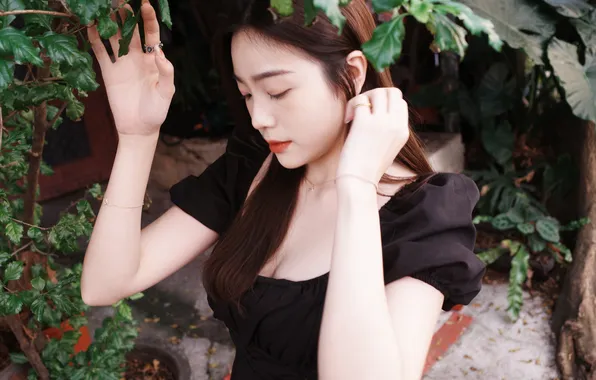 Girl, woman, asian