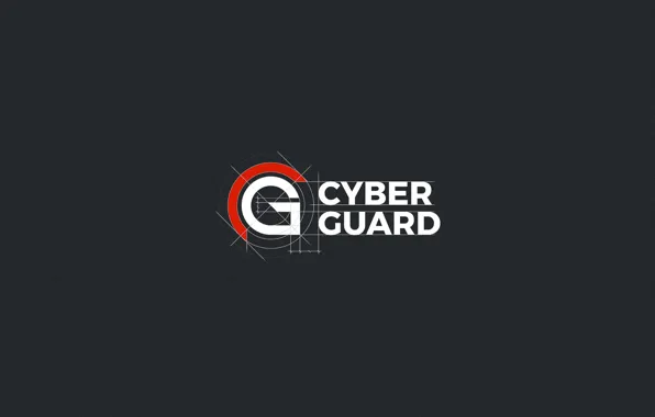 Картинка минимализм, Логотип, minimalism, Logo, Cyber Guard, Защита, Protect, CyberGuard