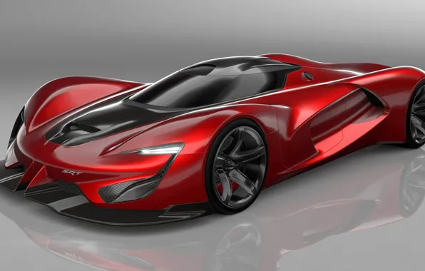 Concept, Red, Vision, Gran Turismo, SuperCar, SRT Tomahawk