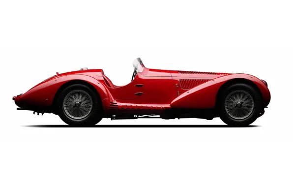 Красный, Спортивный, Классический автомобиль, Alfa Romeo 8C 2900 Mille Miglia Spider 1938