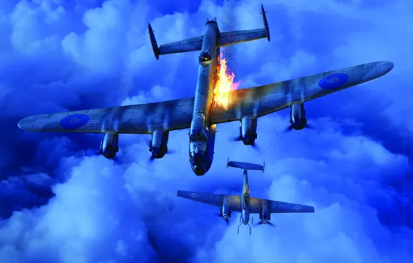 Messerschmitt, Бомбардировщик, Avro 683 Lancaster, Bf.110G-4