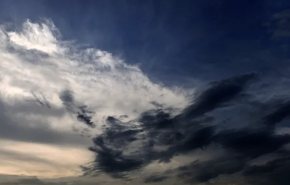 Sky, blue, cloud, rainy, Suhart