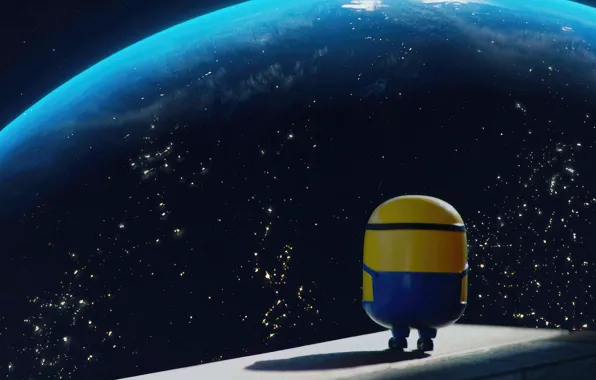 Картинка moon, cartoon, minion