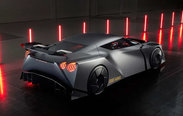Concept, Nissan, вид сзади, Force, Hyper, 2023, Nissan Hyper Force Concept