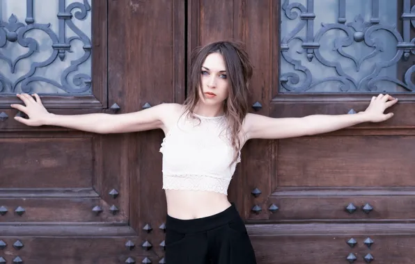 Картинка взгляд, фон, модель, Anna