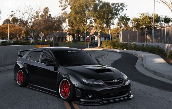 Turbo, wheels, subaru, black, japan, wrx, impreza, jdm