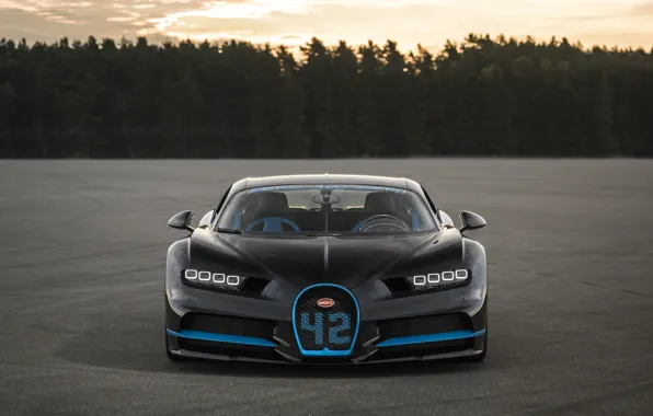 Bugatti, суперкар, гиперкар, 2017, Chiron, 42 seconds