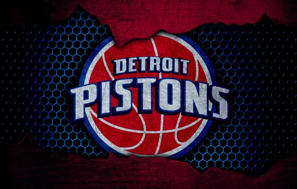 Wallpaper, sport, logo, basketball, NBA, Detroit Pistons