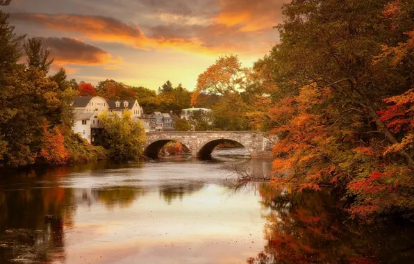 Sunset, Autumn, Vermont