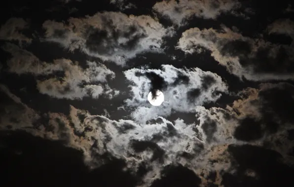 Картинка небо, ночь, луна, Тольятти