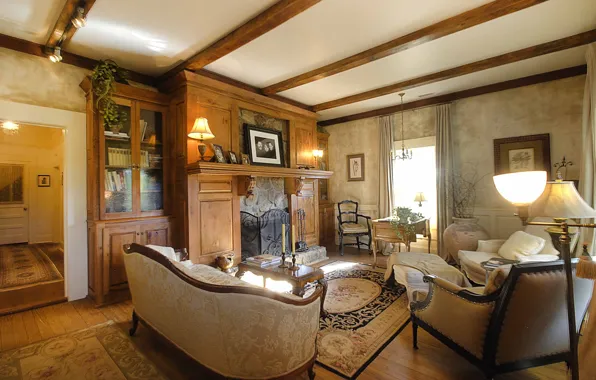 Design, style, living room, interior, fireplace