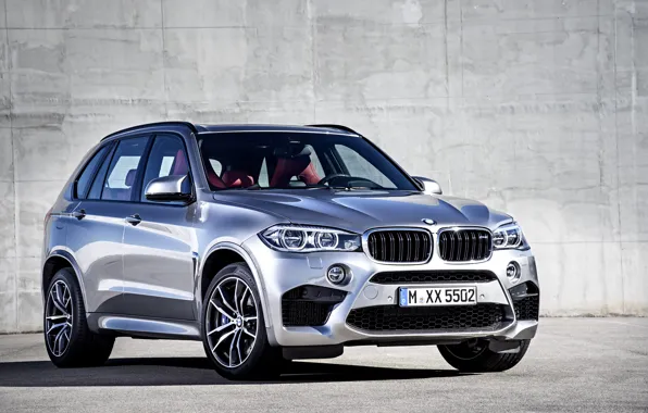 Картинка фото, BMW, Серый, Автомобиль, 2015, X5 M, Металлик