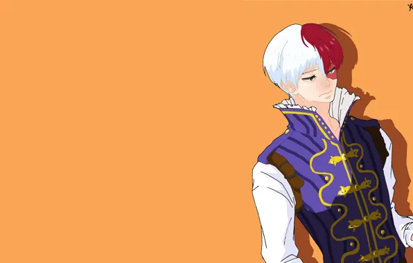 Костюм, парень, Boku no Hero Academia, Todoroki Shouto, Тодороки Шото, Моя геройская акадеимя