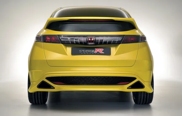 Concept, купе, 2006, концепт-кар, Honda, Civic Type-R, Honda Civic Type-R Concept