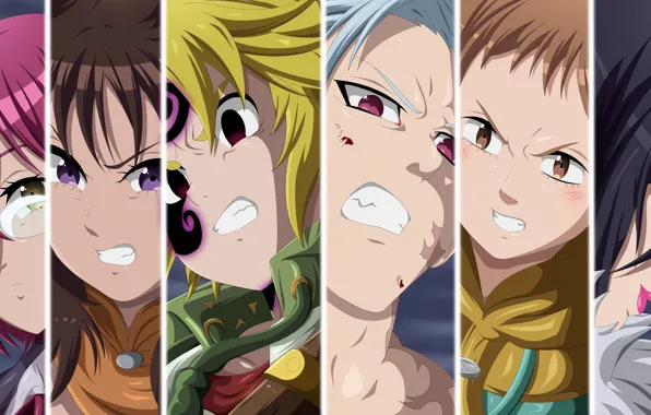 Game, anime, manga, oriental, asiatic, Nanatsu no Taizai, japonese, Seven Deadly Sins