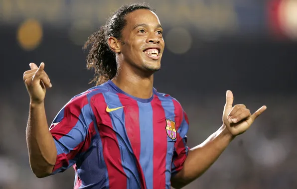 Картинка Барселона, волшебник, Ronaldinho, Роналдиньо, Roni