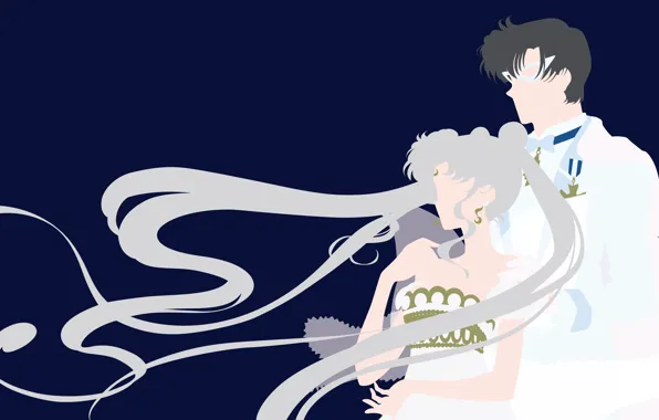 Девушка, романтика, пара, парень, двое, Sailor Moon