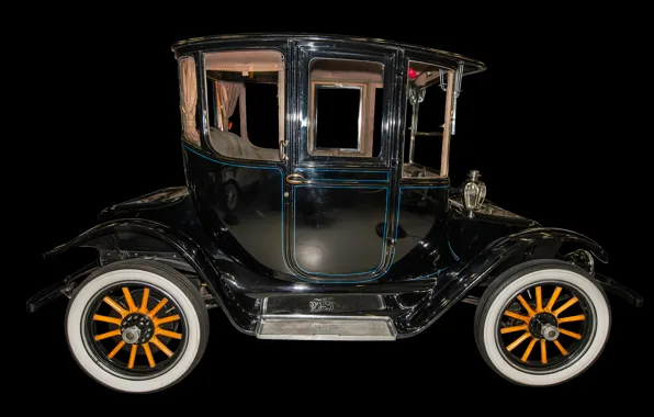 Картинка ретро, автомобиль, Detroit Electric, 1917
