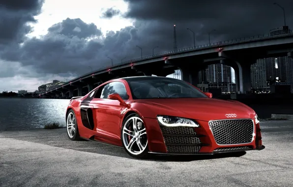 Audi, спорткар, r8