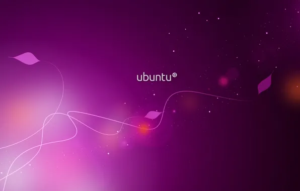 Картинка фиолетовый, Linux, Узоры, Линукс, Ubuntu, Убунту
