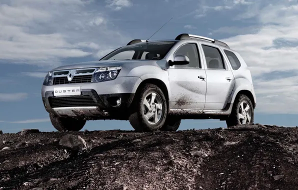 Грязь, Renault, рено, кроссовер, Duster, дастер, компактный