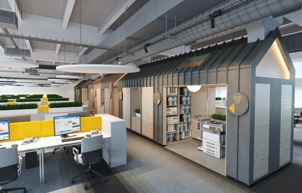 Интерьер, кабина, помещение, оборудование, OpenSpace