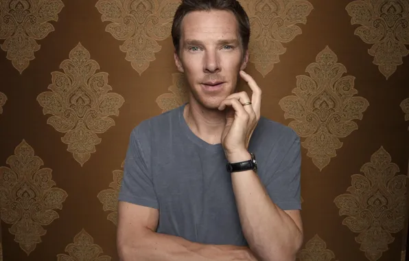 Фон, футболка, актёр, Бенедикт Камбербэтч, Benedict Cumberbatch, британский актер